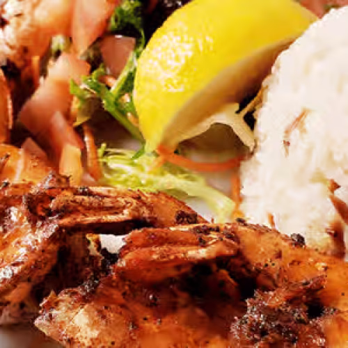 Lunch Shrimp Kebaps