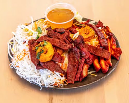 H8. Triple Delight Grilled Vermicelli